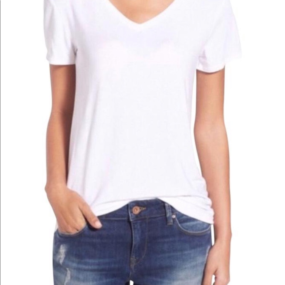 2 Anthropologie Cloth & Stone v-neck & Longsleeve tie front bundle of 2 shirts